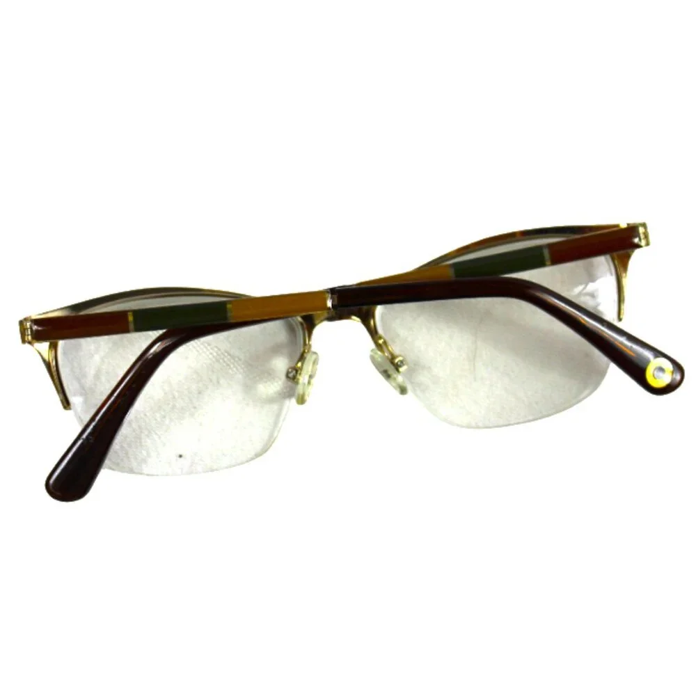 Nautica NLO5009 Brown Oversized Cat Eye Eyeglass Frames - Picture 5 of 9